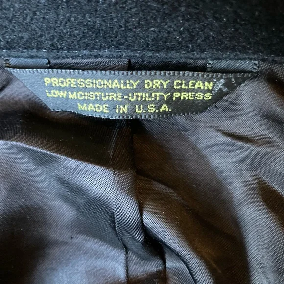NWOT Vintage 100% Cashmere Black Blazer- Size 41/42